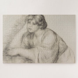 Quebra-cabeça Sitting Girl (por Pierre-Auguste Renoir)