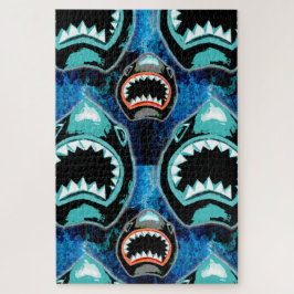 Quebra-cabeça Skark Mania Funny Cartoon Illustration