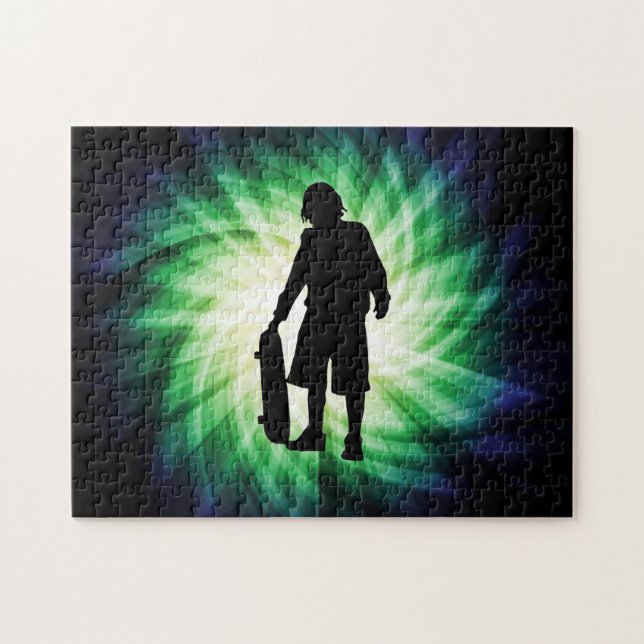 Quebra-cabeça Skater; skate (Horizontal)