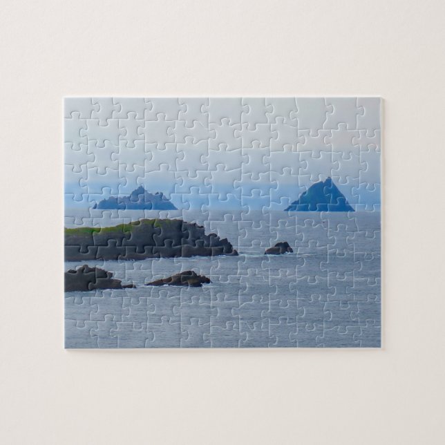 Quebra-cabeça Skellig Michael  Ilhas Skellig Kerry. (Horizontal)