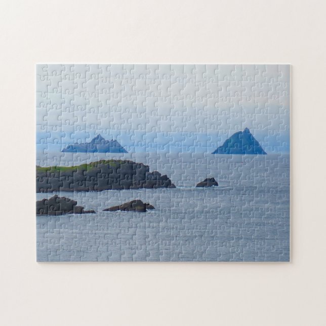 Quebra-cabeça Skellig Michael  Ilhas Skellig Kerry. (Horizontal)