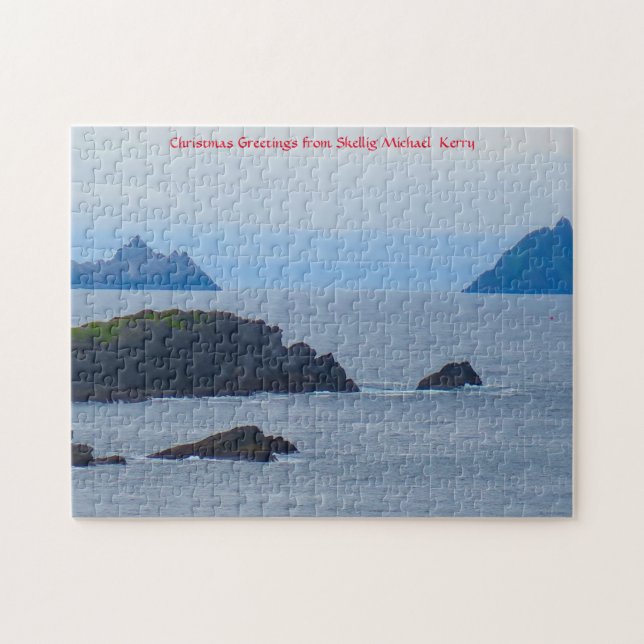 Quebra-cabeça Skellig Michael Ilhas Skellig Kerry. Jigsaw Puz (Horizontal)