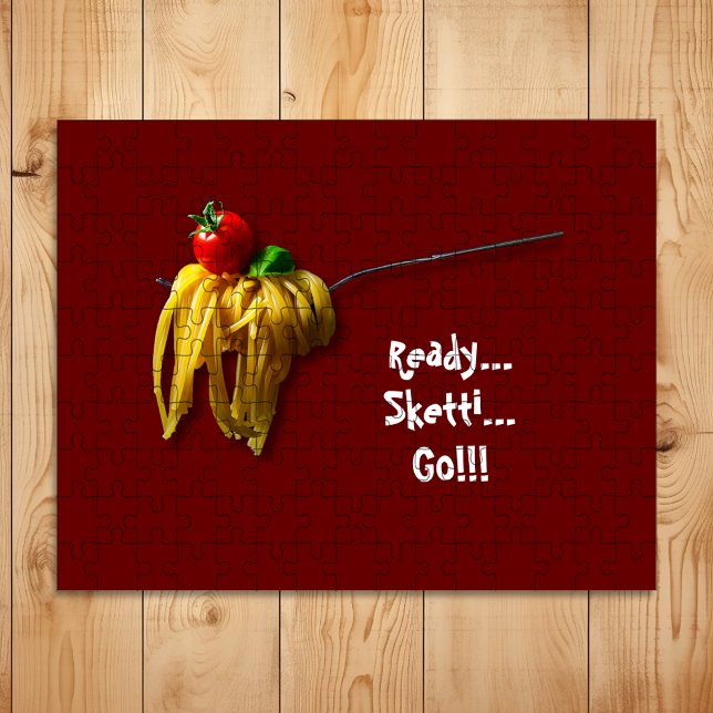 Quebra-cabeça Sketti Go Fork de Espaguete Italiano (Criador carregado)