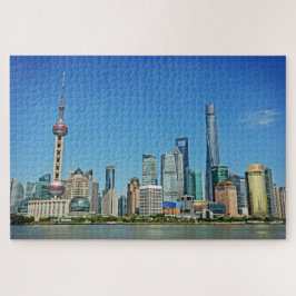Quebra-cabeça Skyline da barreira - 20x30 de Shanghai - 1014