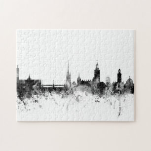 Quebra-cabeça Skyline da suecia de Éstocolmo