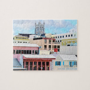 Quebra-cabeça Skyline de Bermuda - de Hamilton