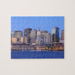 Quebra-cabeça Skyline de Boston do centro de Boston interna