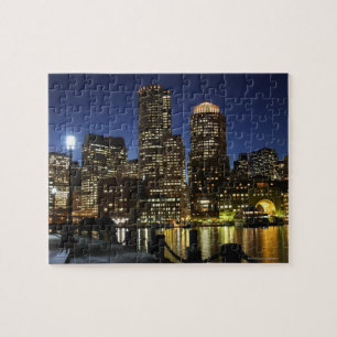 Quebra-cabeça Skyline de Boston, Massachusetts