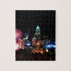 Quebra-cabeça Skyline de Charlotte, North Carolina