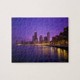 Quebra-cabeça Skyline de Chicago