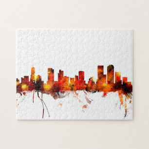 Quebra-cabeça Skyline de Denver Colorado