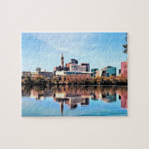 Quebra-cabeça Skyline de Hartford CT