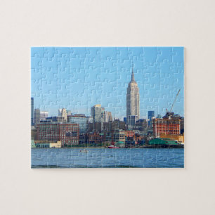 Quebra-cabeça Skyline de Manhattan como visto de Hoboken, NJ