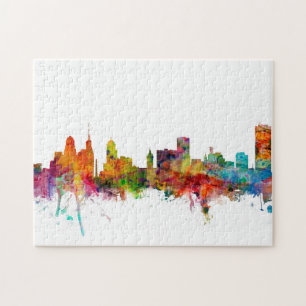 Quebra-cabeça Skyline de New York do búfalo