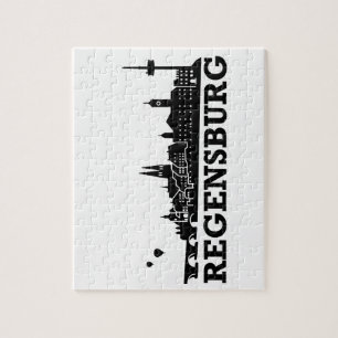 Quebra-cabeça Skyline de Regensburg
