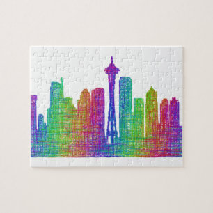 Quebra-cabeça Skyline de Seattle
