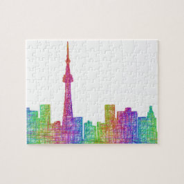 Quebra-cabeça Skyline de Toronto