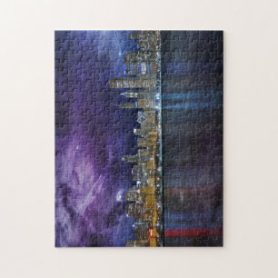 Quebra-cabeça Skyline do Spacey Chicago