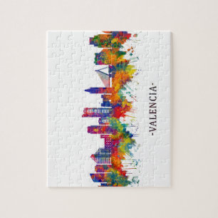 Quebra-cabeça Skyline Espanha Valencia