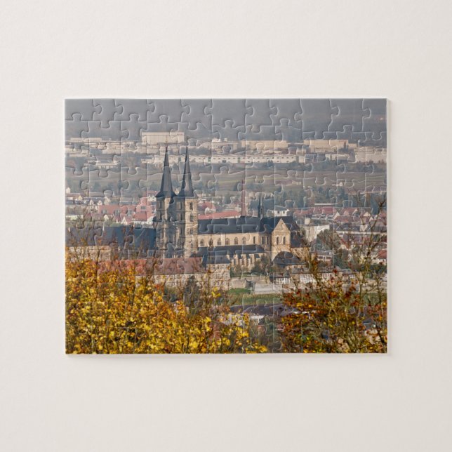 Quebra-cabeça Skyline of Bamberg, Alemanha (Horizontal)