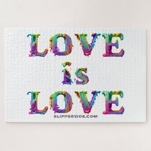 Quebra-cabeça SlipperyJoe amor é amor gotejando derretendo dinâm