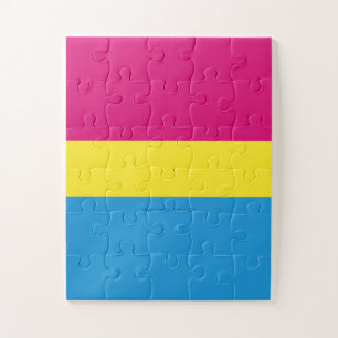 Quebra-cabeça SlipperyJoe's, a bandeira do orgulho pansexual do 