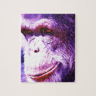 Quebra-cabeça Smiling Chimpanzee
