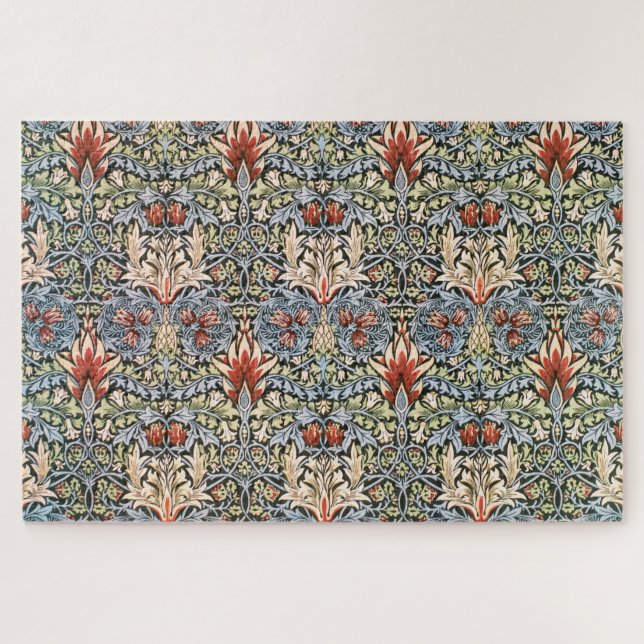 Quebra-cabeça Snakeshead Pattern (por William Morris) (Horizontal)