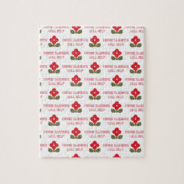 Quebra-cabeça Snarky Rude Cross Stitch Engraçado Humor Irreveren