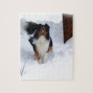 Quebra-cabeça Snow Collie