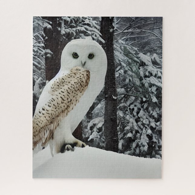Quebra-cabeça Snow Owl (Vertical)