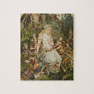 Quebra-cabeça Snow White German Fairy Tale Illustration