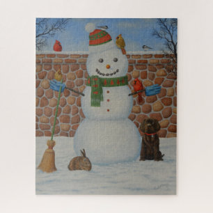 Quebra-cabeça Snowman