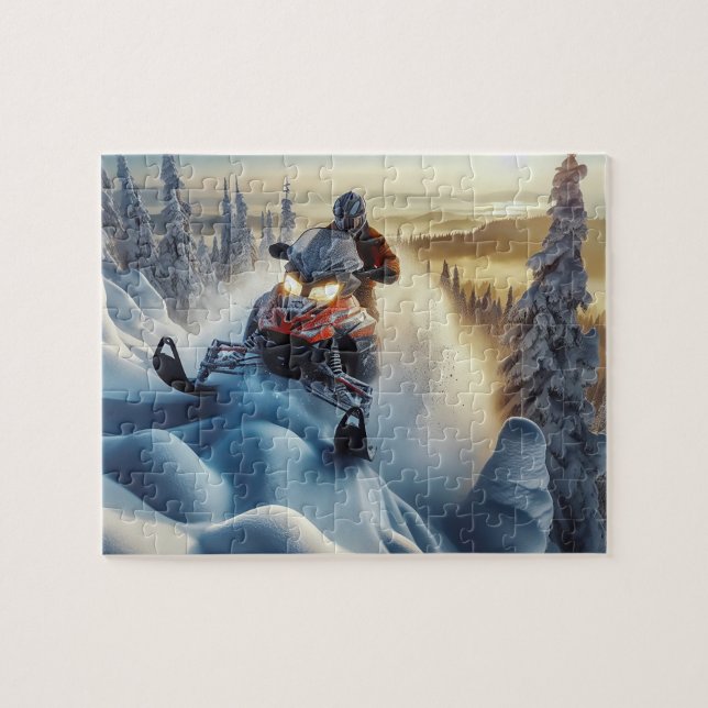 Quebra-cabeça Snowmobile (Horizontal)