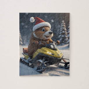 Quebra-cabeça Snowmobile