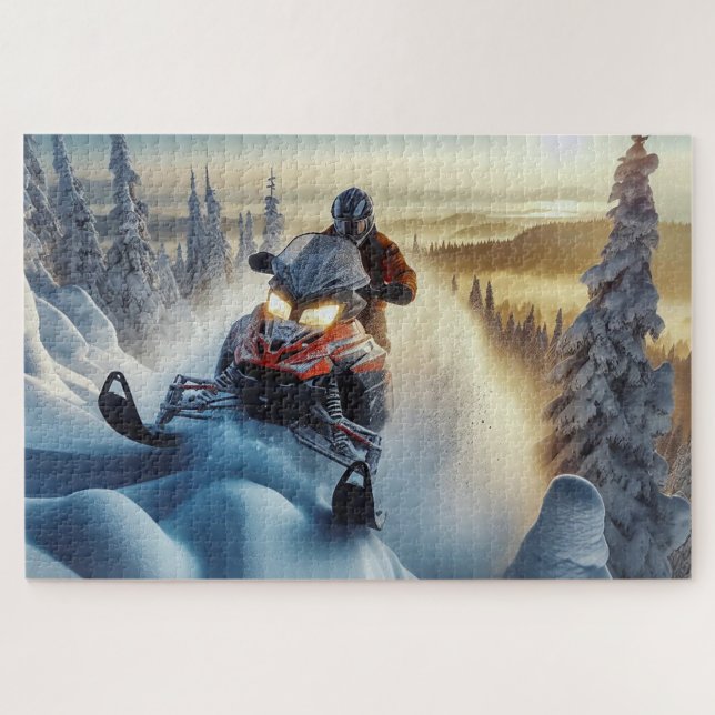 Quebra-cabeça Snowmobile (Horizontal)