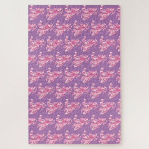 Quebra-cabeça Snowmobile em Camouflage Pink