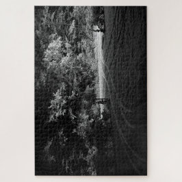 Quebra-cabeça Snowy Forest at Night