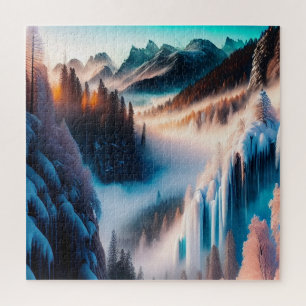 Quebra-cabeça Snowy Mountain
