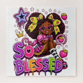 Quebra-cabeça So Blessed™ StarBerry | Garota Fofa Morango