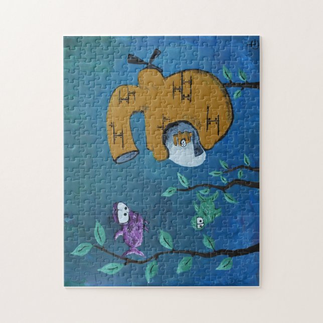 Quebra-cabeça Sob o espelho (Vertical)