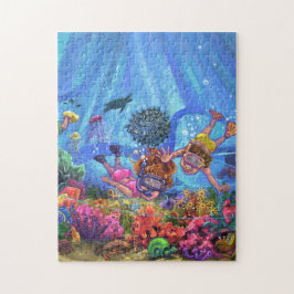 Quebra-cabeça Sob o mar