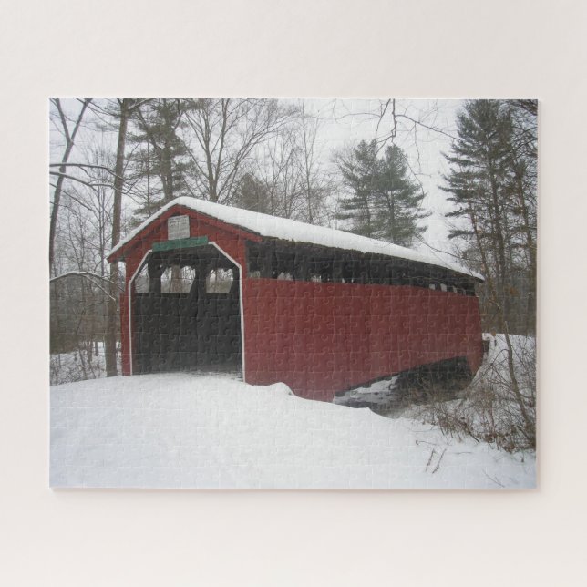 Quebra-cabeça "Sobre o rio e através da floresta" (Horizontal)