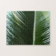Quebra-cabeça Sobreposição das bordas das palmas Abstrato Verde  (Horizontal)