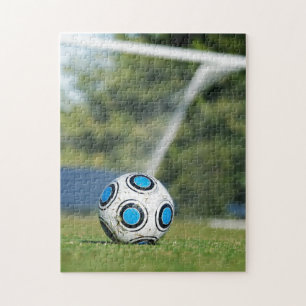 Quebra-cabeça Soccer Ball with Goal