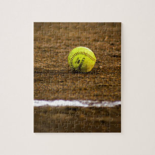 Quebra-cabeça Softball na terra