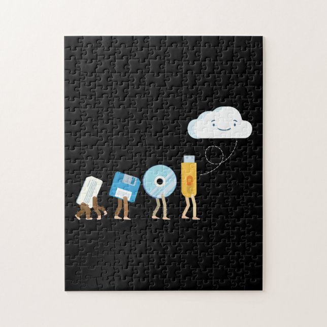 Quebra-cabeça Software de Engenheiro de Geek engraçado para enge (Vertical)