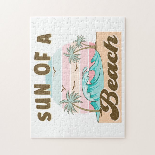 Quebra-cabeça Sol de uma Praia (Vertical)