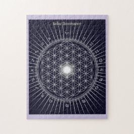 Quebra-cabeça Solar Resonan Monochrome Art Jigsaw Puzzle ジグソーパズル