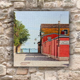 Quebra-cabeça Solitário Alleyway Em Veneza, Itália